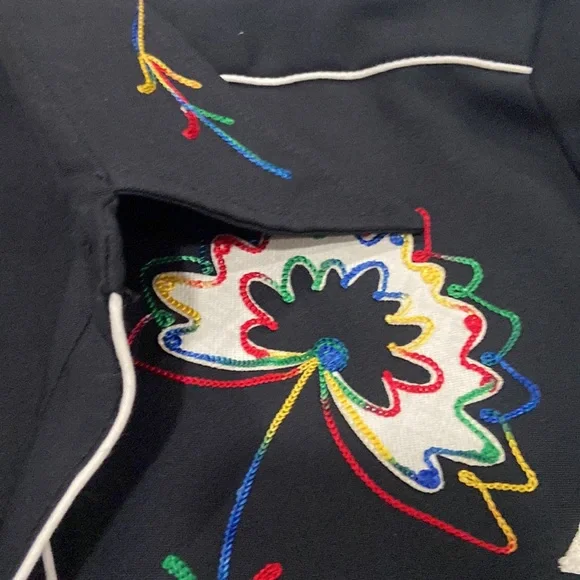 H Bar C California Ranchwear Long Tail Cowboy Shirt Vintage.Sz 16 - Picture 7 of 11